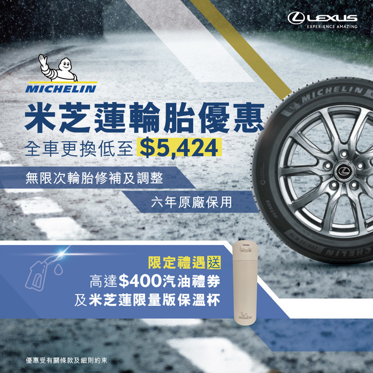 MICHELIN Tyre Care Offer | only $5,424 for the entire car 