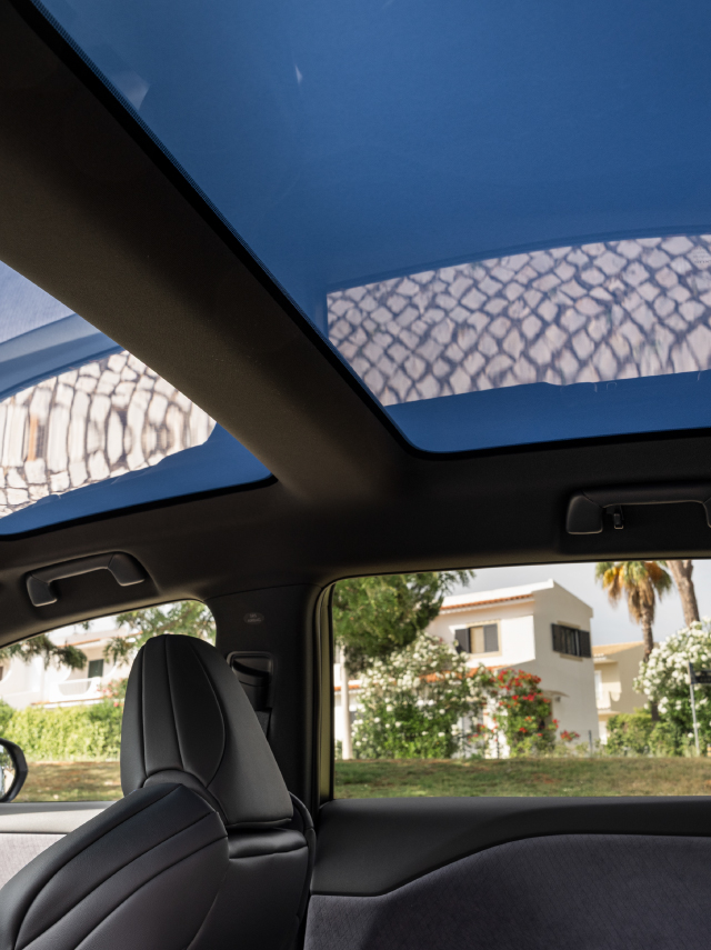 Low-e Panoramic roof with dark dimmable function