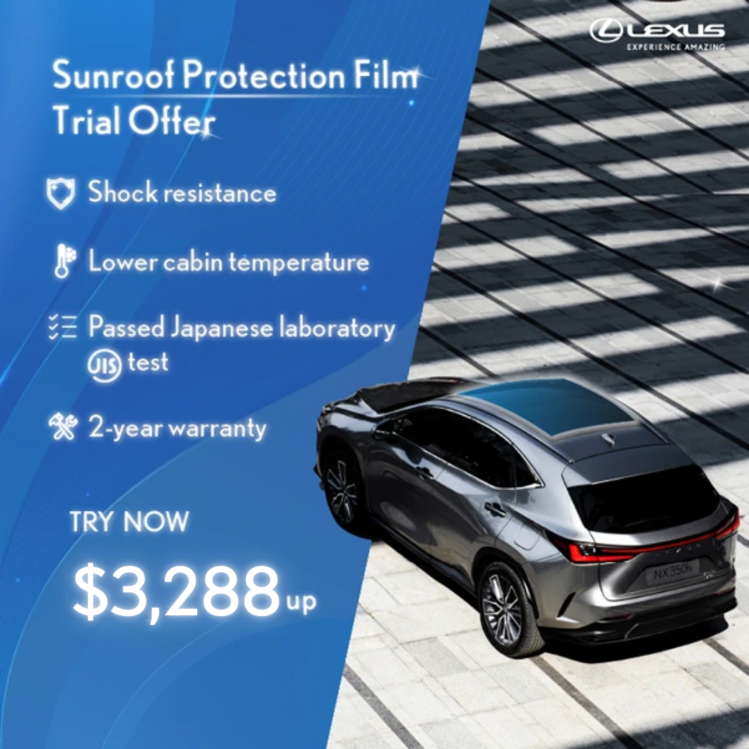 Sunroof Protection Film Trial Offer