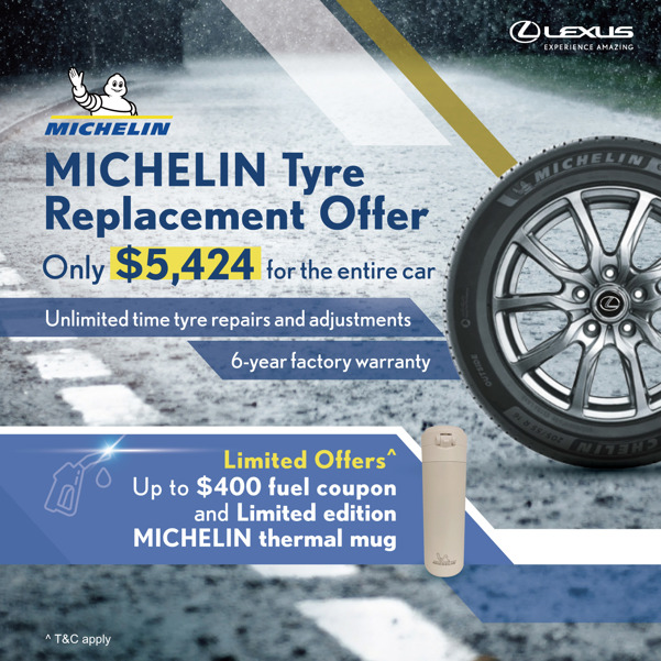 MICHELIN Tyre Care Offer | only $5,424 for the entire car 
